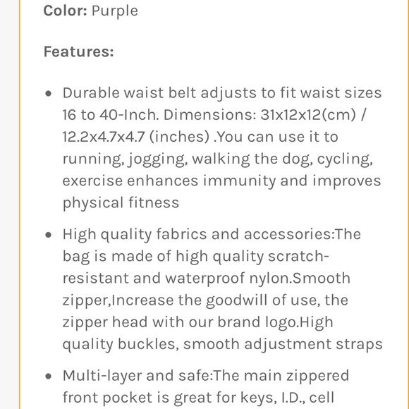 fanny pack - Picture 5 of 5